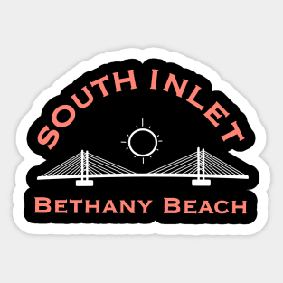 South Inlet Bridge at Bethany Beach Sticker